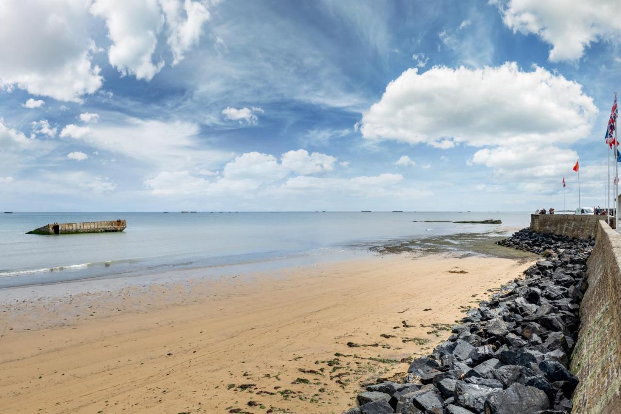 Les Heures Tranquilles - Vue Mer - 50M De La Plage Saint-Côme-de-Fresné 外观 照片